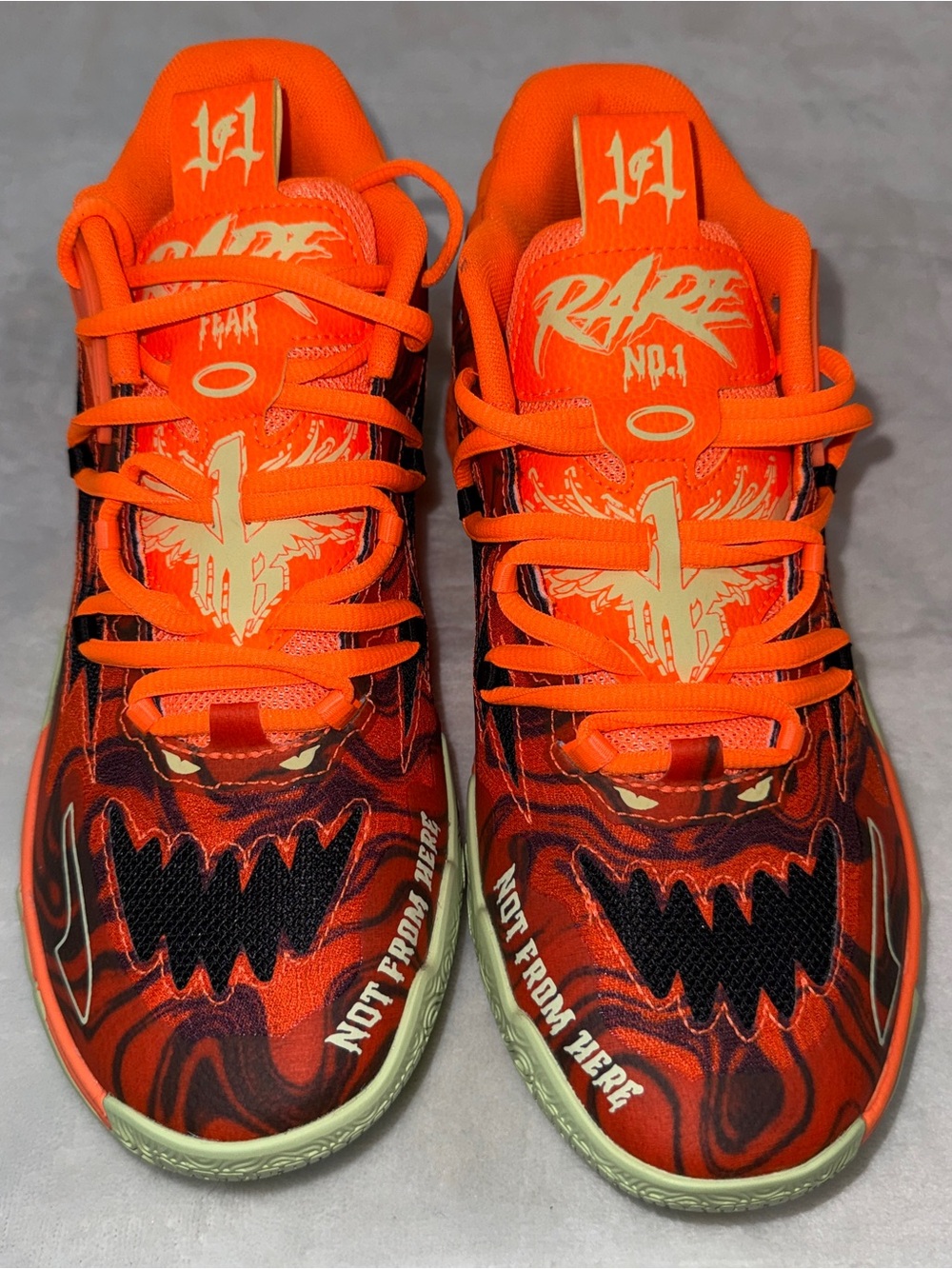 Puma MB.03 Halloween LaMelo Ball Big Kids 6.5 NWB Basketball Shoes Orange